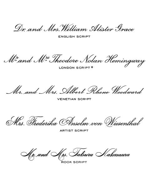 Fixed Lettering Styles Lettering Styles– The Printery / Oyster Bay