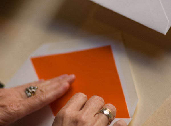 Printery 08 Lining Envelopes by Hand