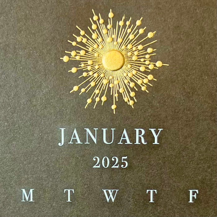 2025 Calendar - Espresso
