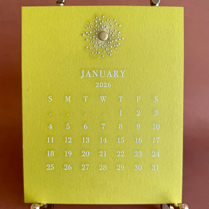 2026 Calendar - Chartreuse
