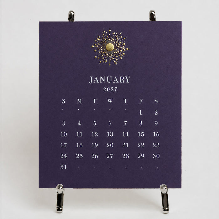 2027 Calendar - Aubergine
