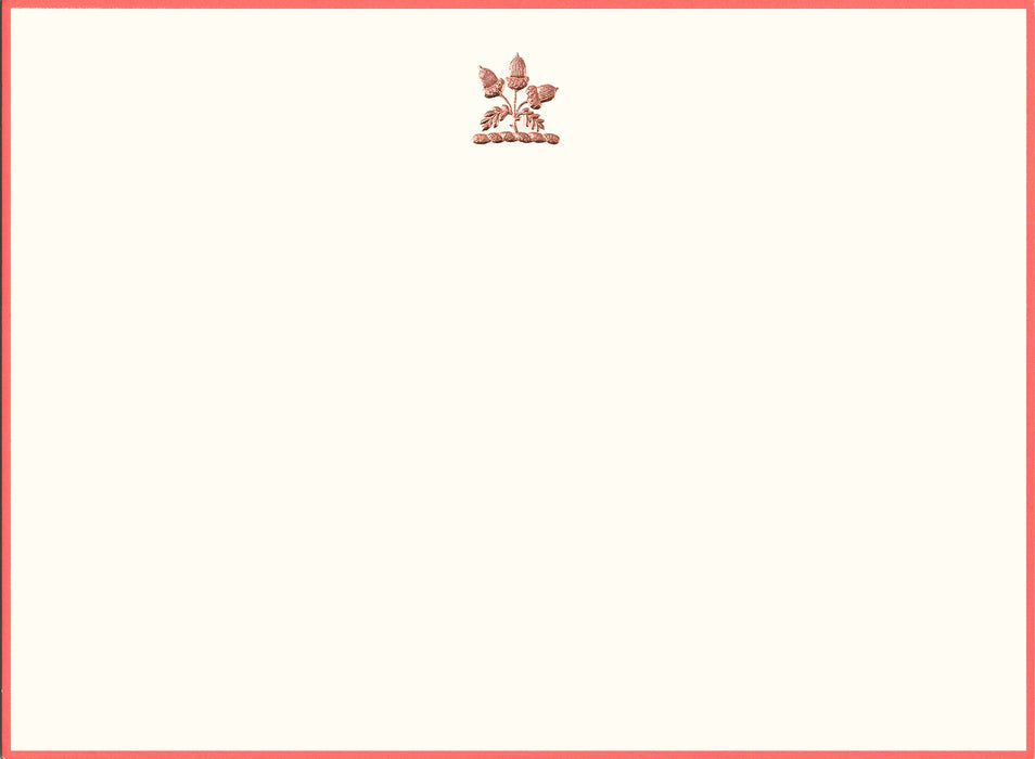 Acorn Note Cards & Envelopes (10/10)