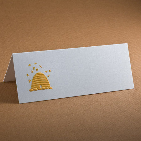 Beehive Place Cards (Brilliant White)