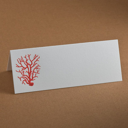Coral Place Cards