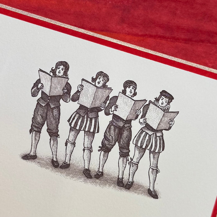 Carolers Note Cards