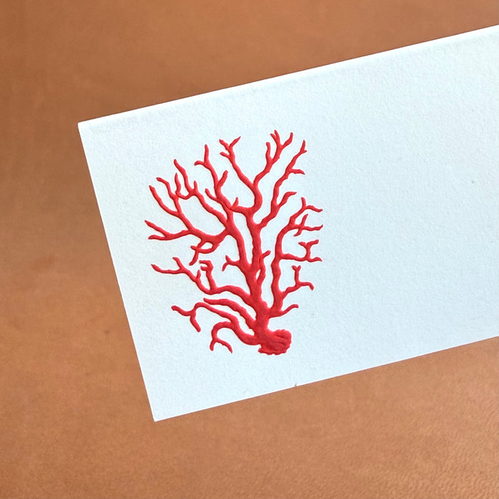 Coral Place Cards
