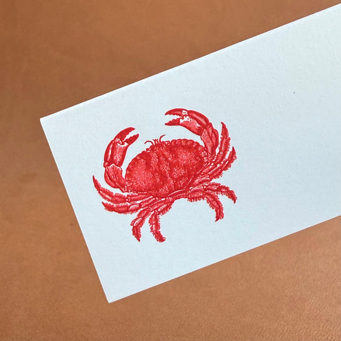 Crab Place Cards (Brilliant White)