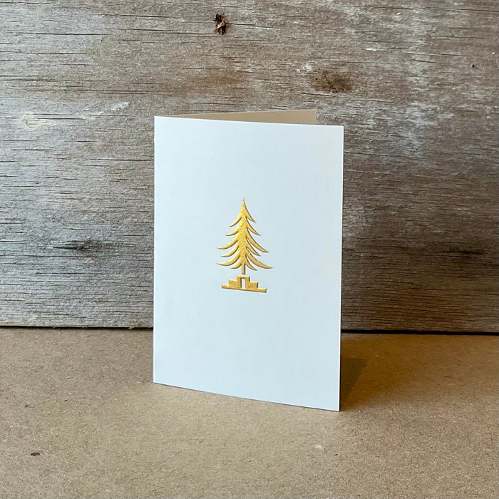 Deco Tree Gift Enclosure Card - Folded