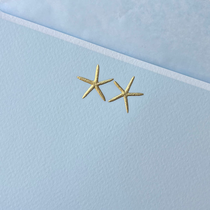 Double Starfish Note Cards