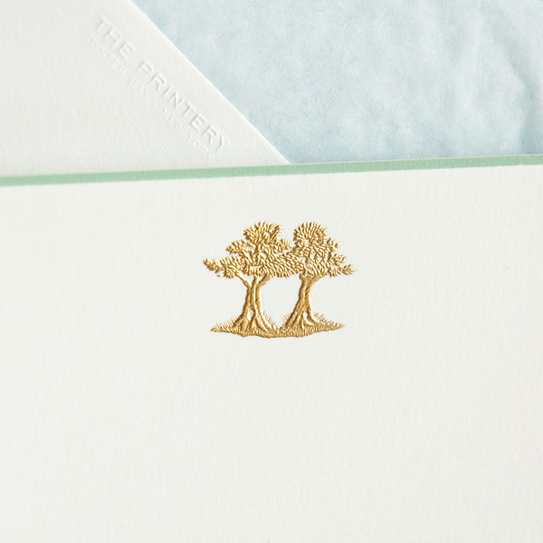 Double Tree Note Cards
