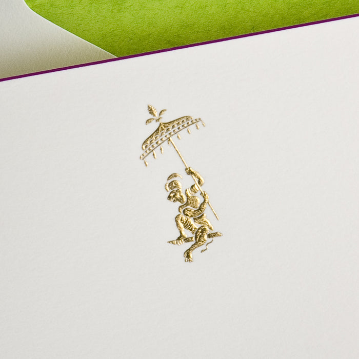 Fancy Monkey Note Cards