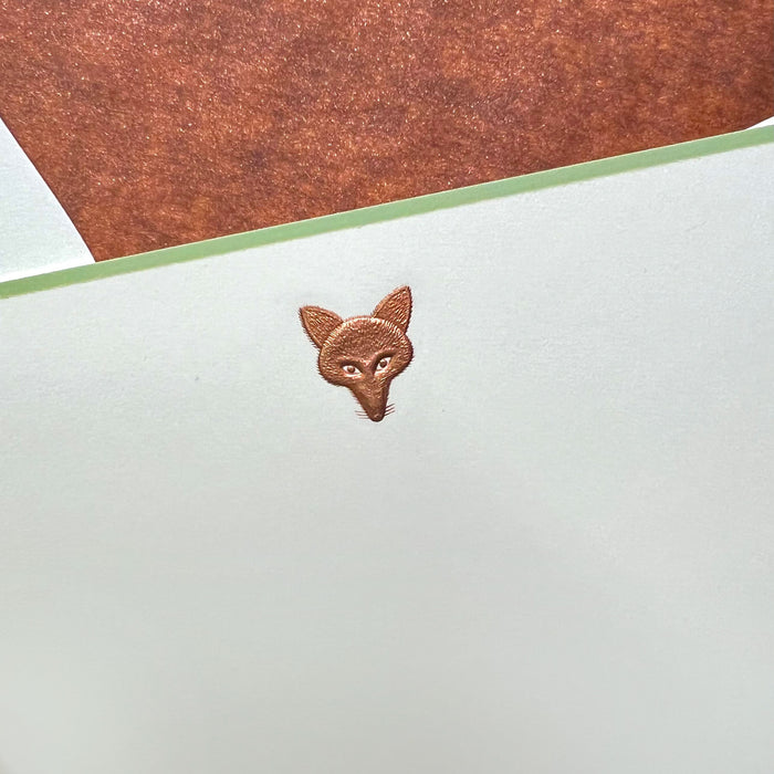 Fox Mask Note Cards