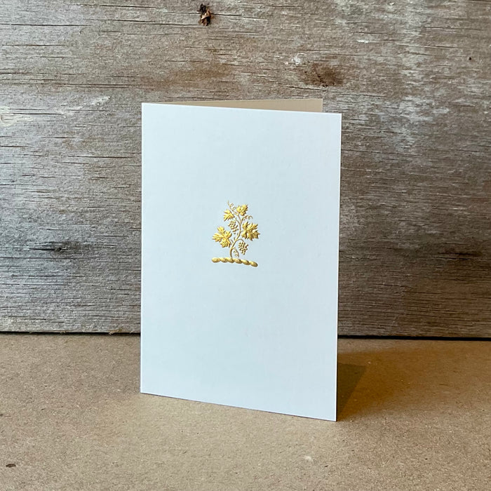 Grapevine Gift Enclosure Card - Folded