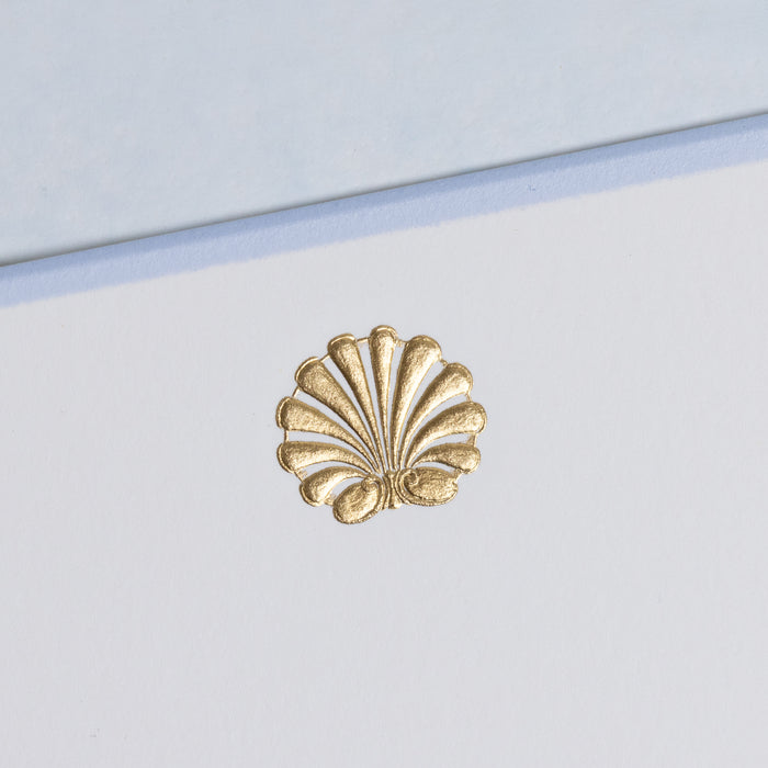 Scallop Seashell Note Cards