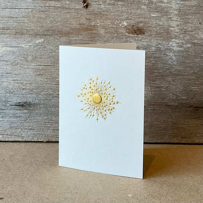 Starburst Gift Enclosure Card - Folded