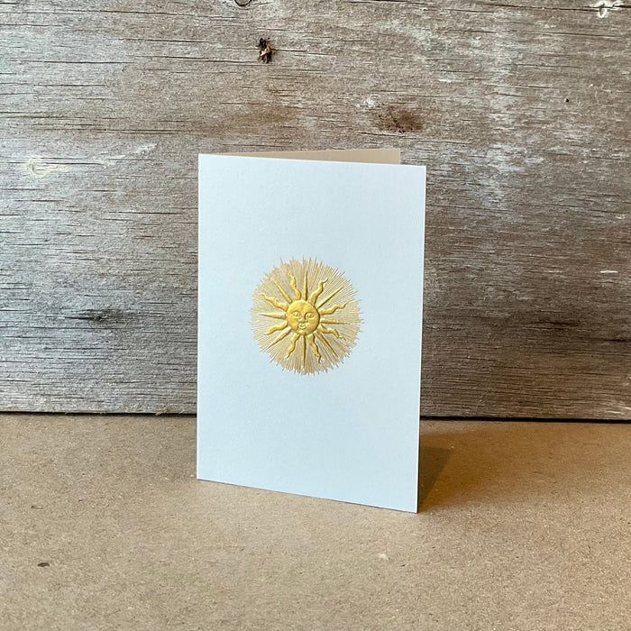 Sunburst Gift Enclosure Card - Folded
