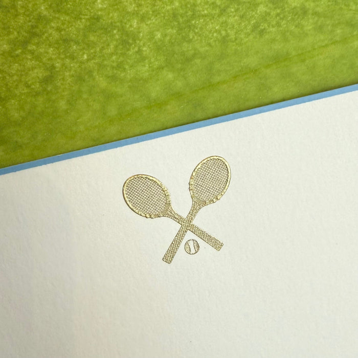 Tennis Racquets 2 Note Cards