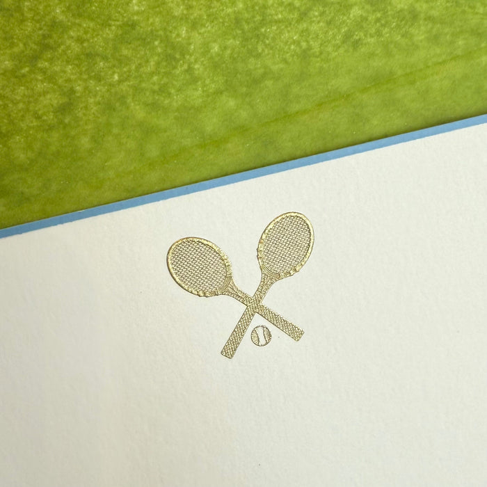 Tennis Racquets 2 Note Cards
