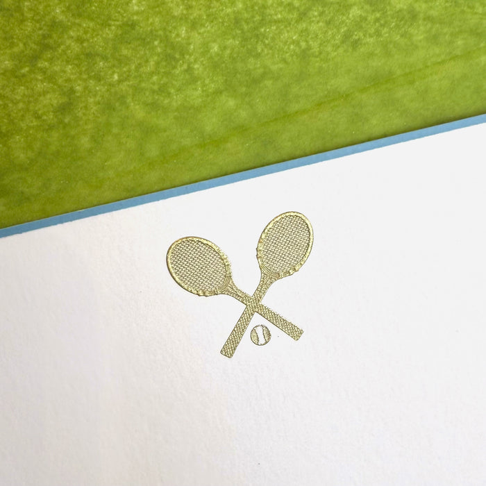 Tennis Racquets Note Cards