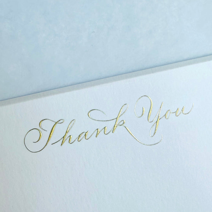 ‘Thank You’ Note Cards - Calligraphy