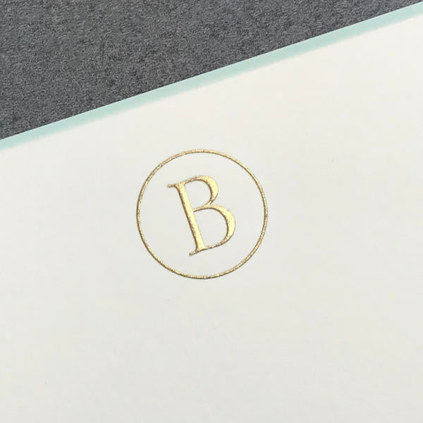 Initial Letter Note Cards