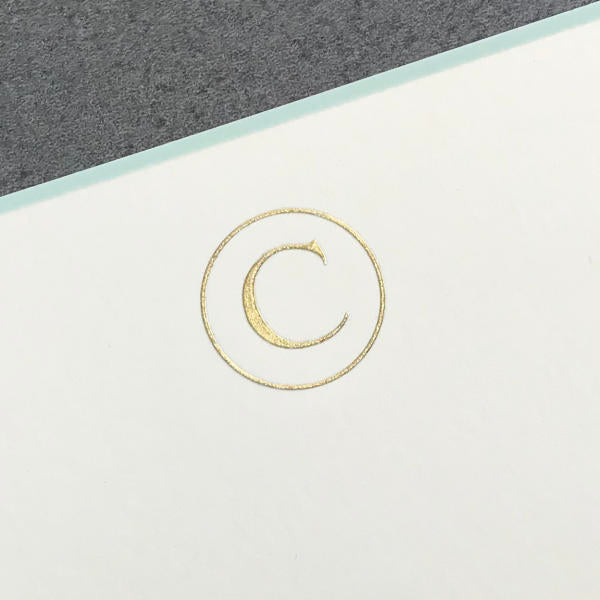 Initial Letter Note Cards