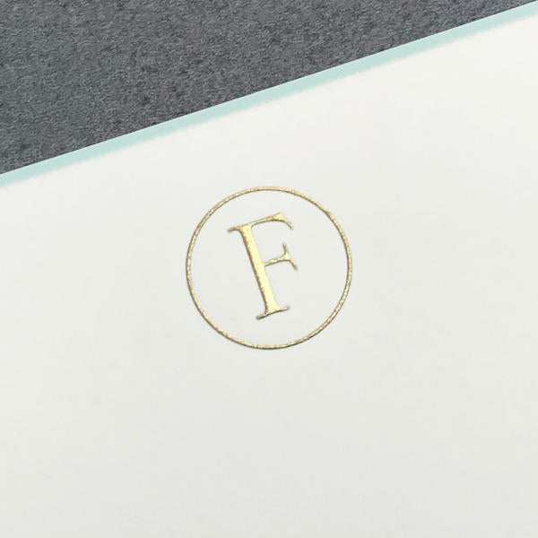 Initial Letter Note Cards