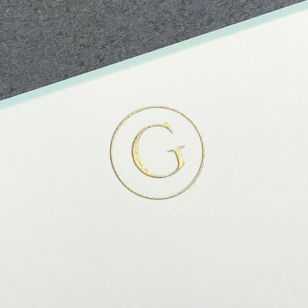 Initial Letter Note Cards