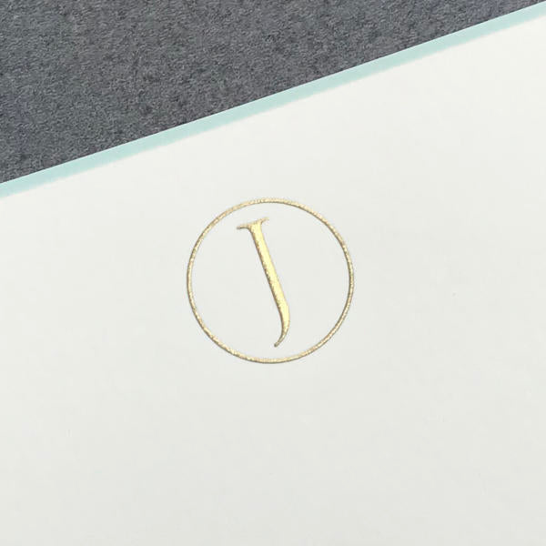Initial Letter Note Cards