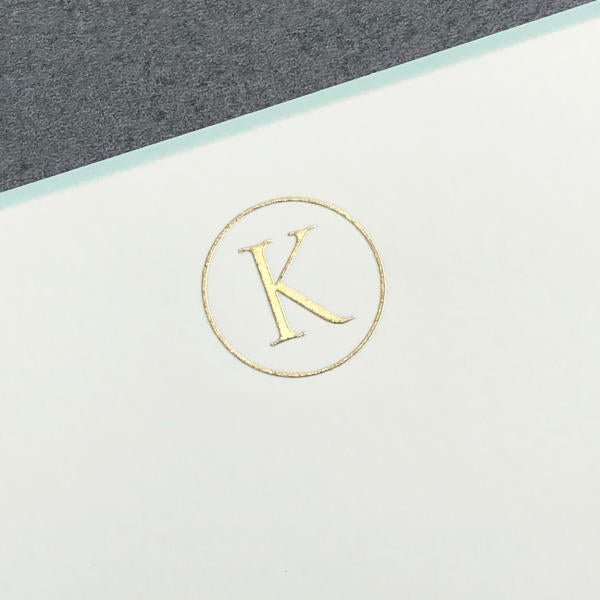 Initial Letter Note Cards