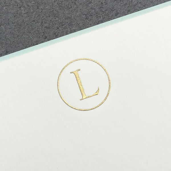 Initial Letter Note Cards