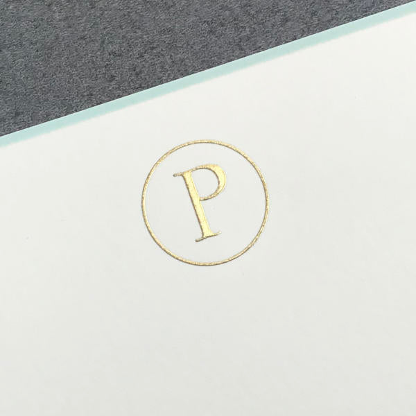 Initial Letter Note Cards