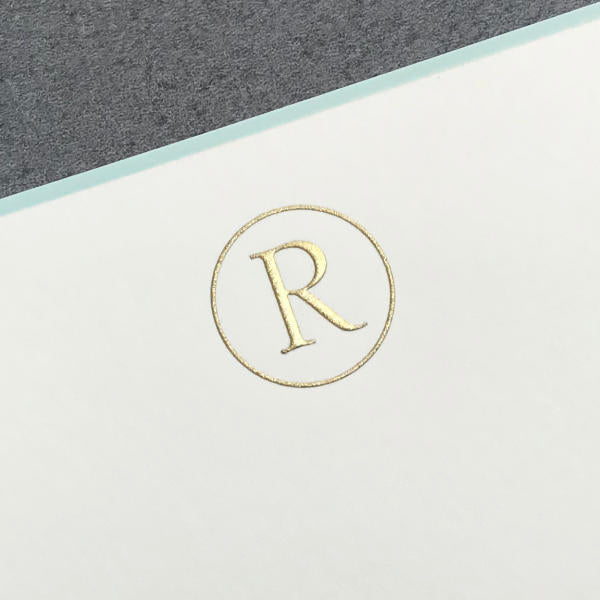 Initial Letter Note Cards