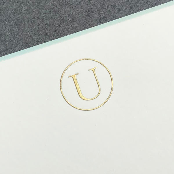Initial Letter Note Cards