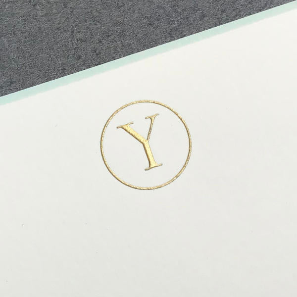 Initial Letter Note Cards