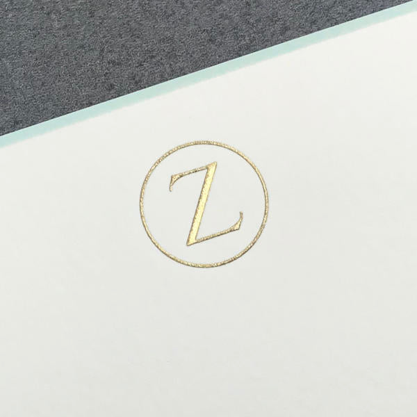 Initial Letter Note Cards